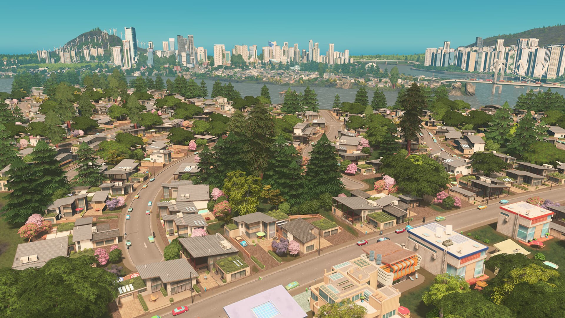 Cities: Skylines skærmbillede 1 af 5